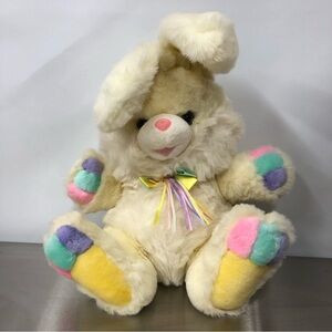 TB Trading Co yellow Easter Bunny Rabbit Plush Stuffed Animal Toy floppy ears